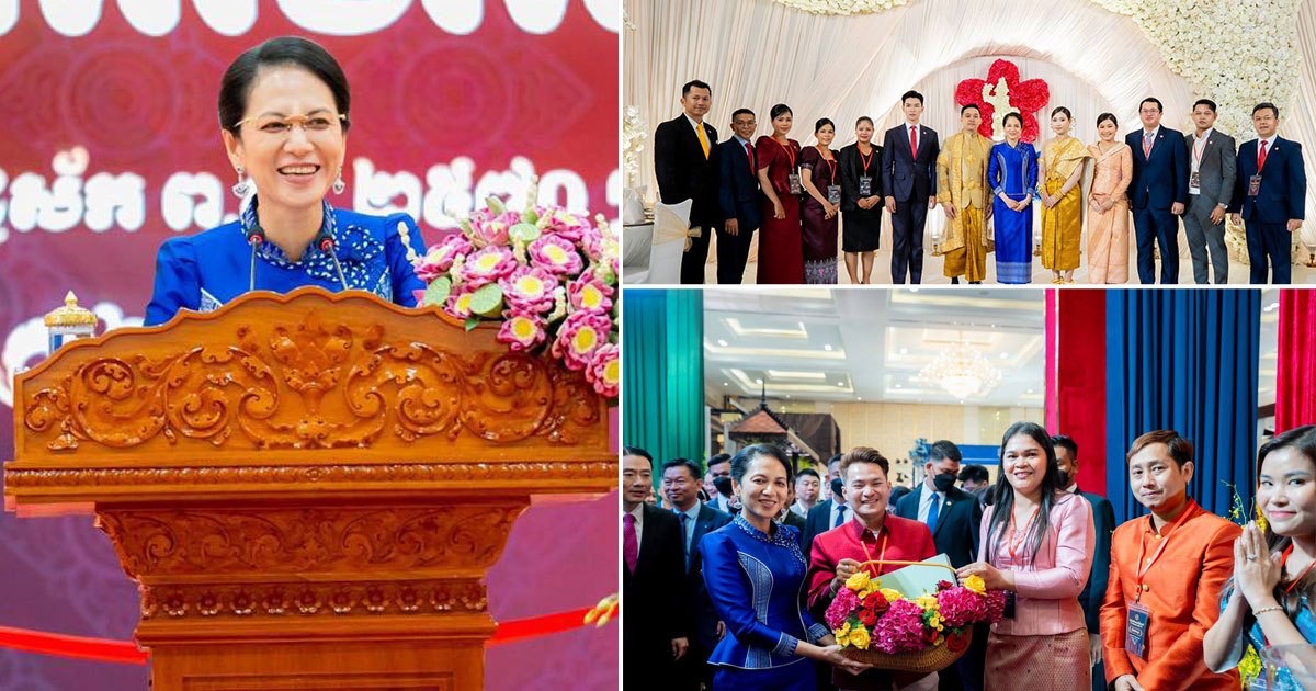 លោកជំទាវបណ្ឌិត ពេជ ចន្ទមុន្នី ហ៊ុនម៉ាណែត អញ្ជើញបើកពិព័រណ៍អាពាហ៍ពិពាហ៍ លើកទី៣ ឆ្នាំ២០២៦